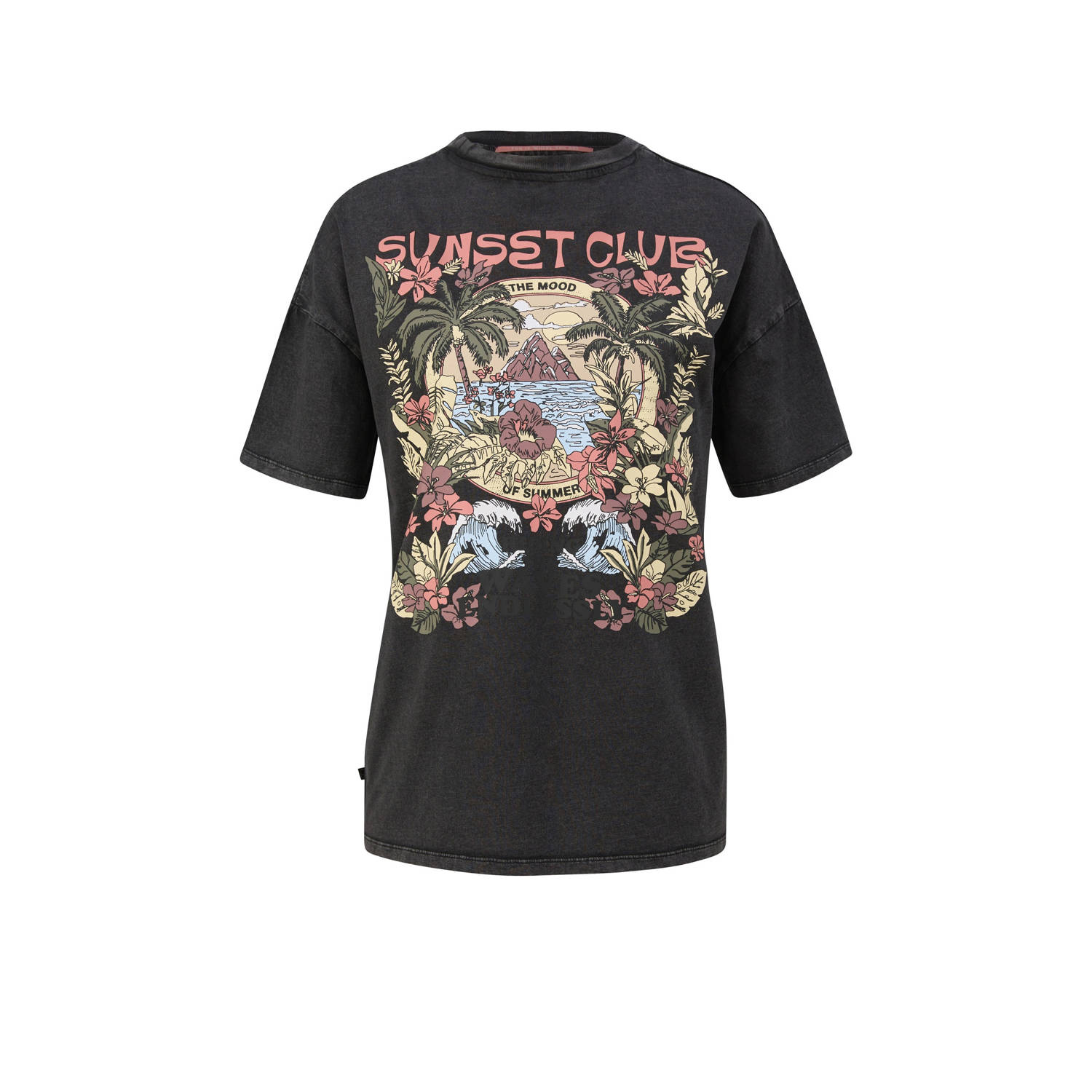 Q S by s.Oliver T-shirt zwart