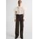 Ruby high waist wide leg jeans panterprint bruin