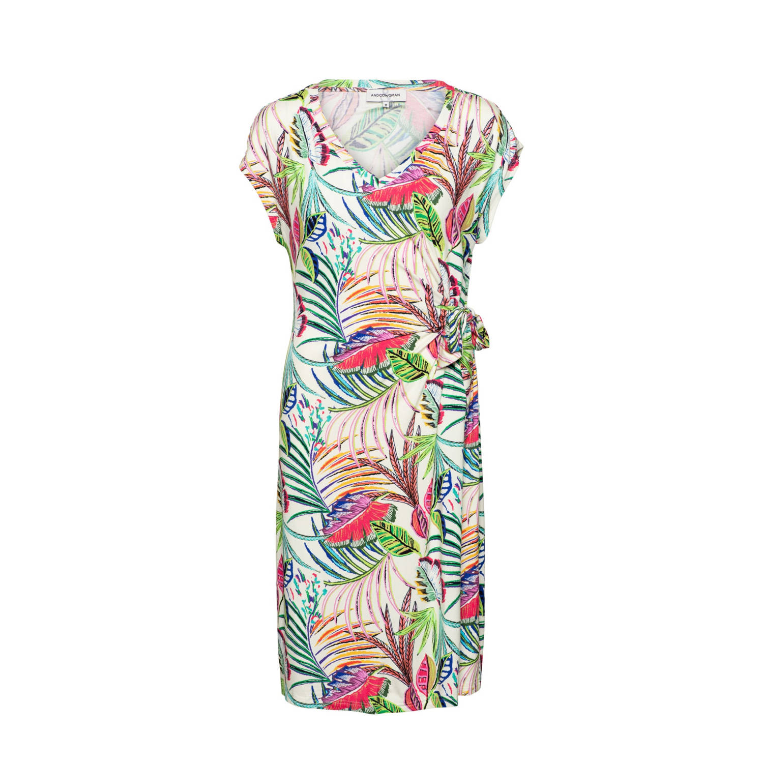 &Co Woman midi jurk multi