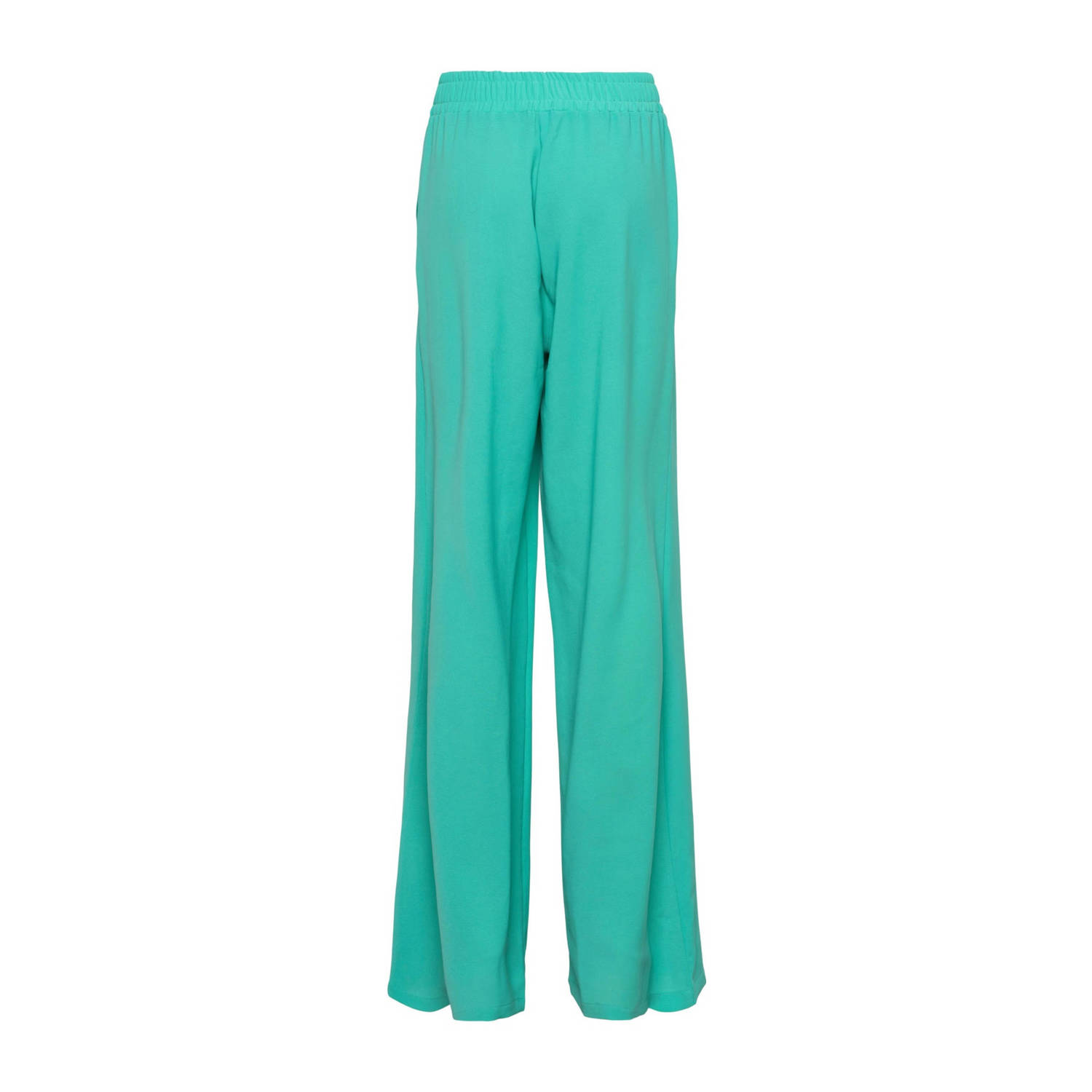 &Co Woman straight regular waist casual broek turquoise