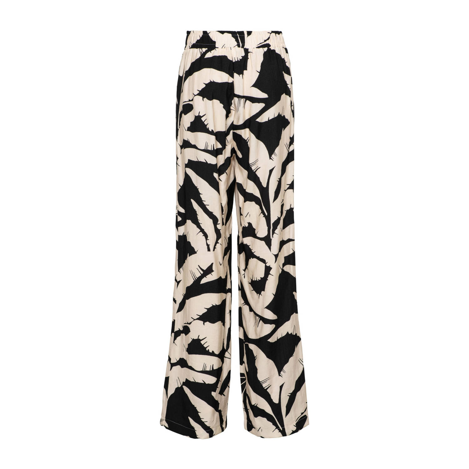 &Co Woman straight regular waist casual broek zwart
