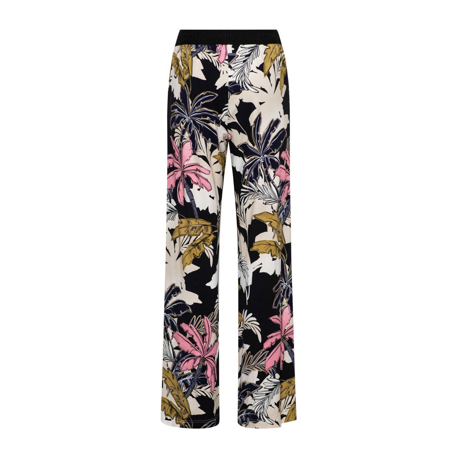 &Co Woman straight regular waist casual broek zwart
