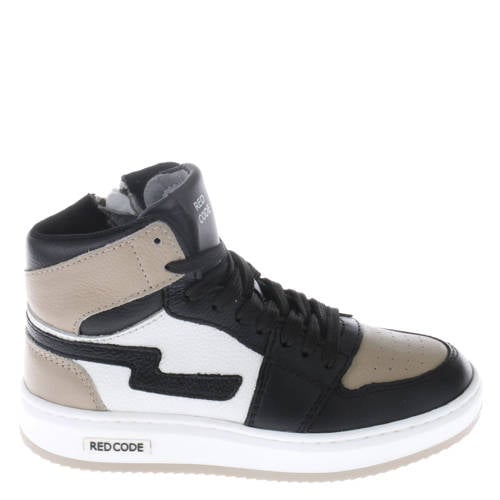 Red Code leren sneakers taupe multi afbeelding