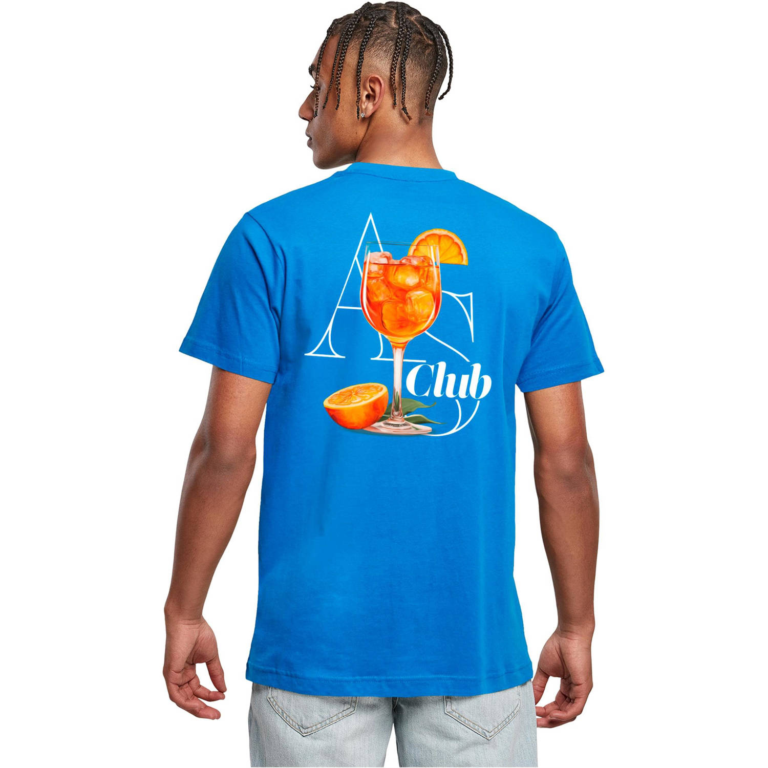 Mister Tee T-shirt AS blauw