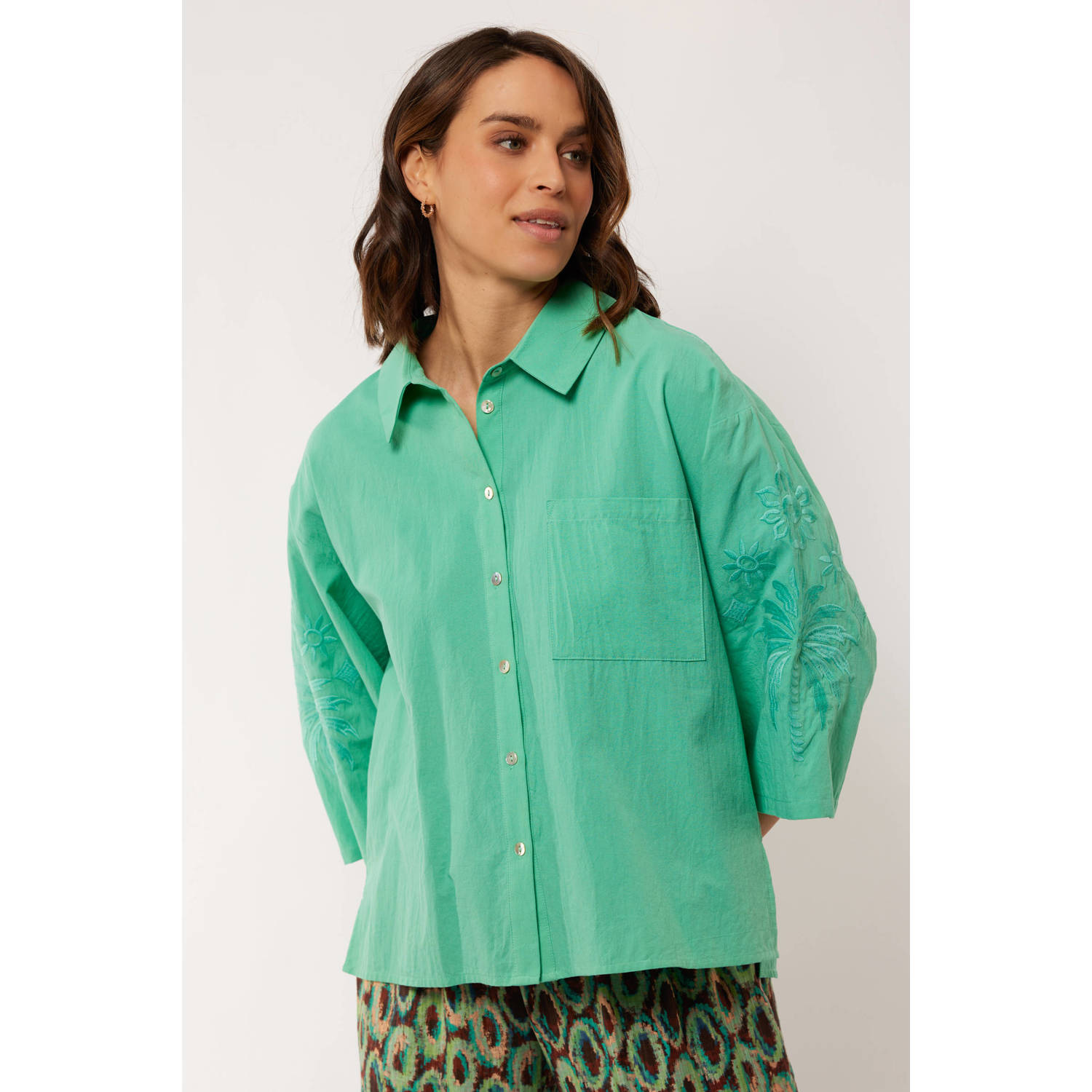 G-maxx X Froukje blouse blauw