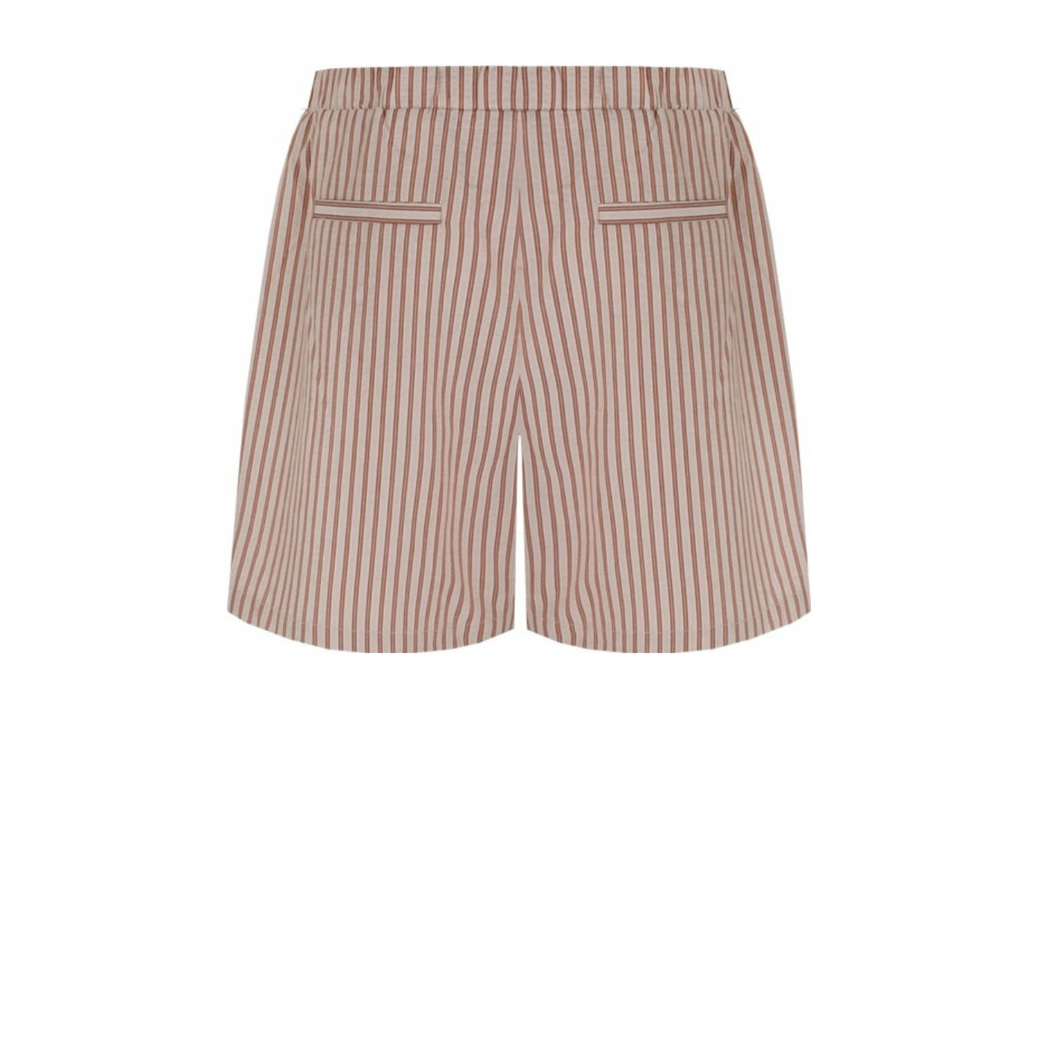 G-maxx X Froukje high waist casual short bruin