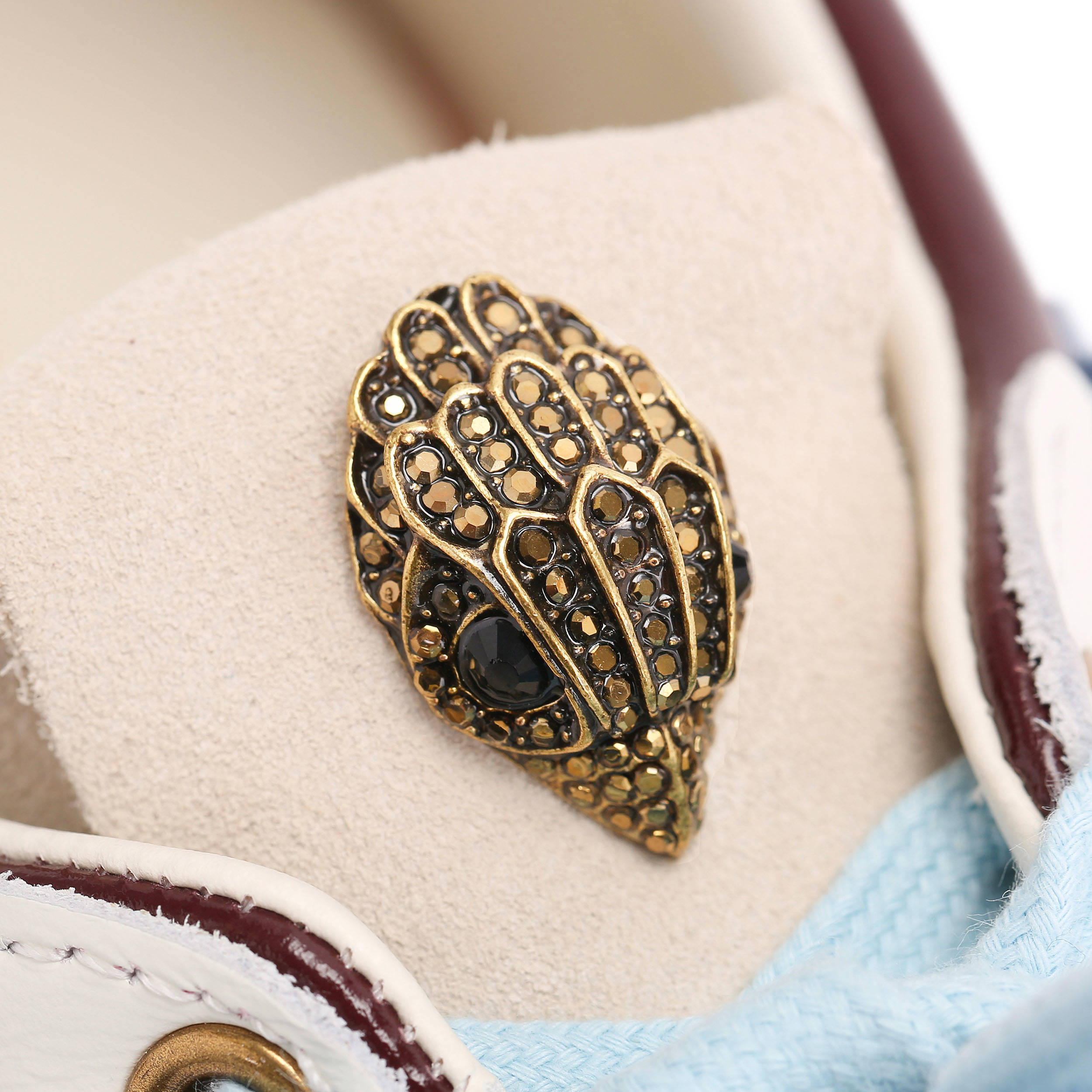 Kurt Geiger Islington sneakers blauw/bordeaux | wehkamp