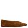 Steve Madden Leni suède ballerina's bruin