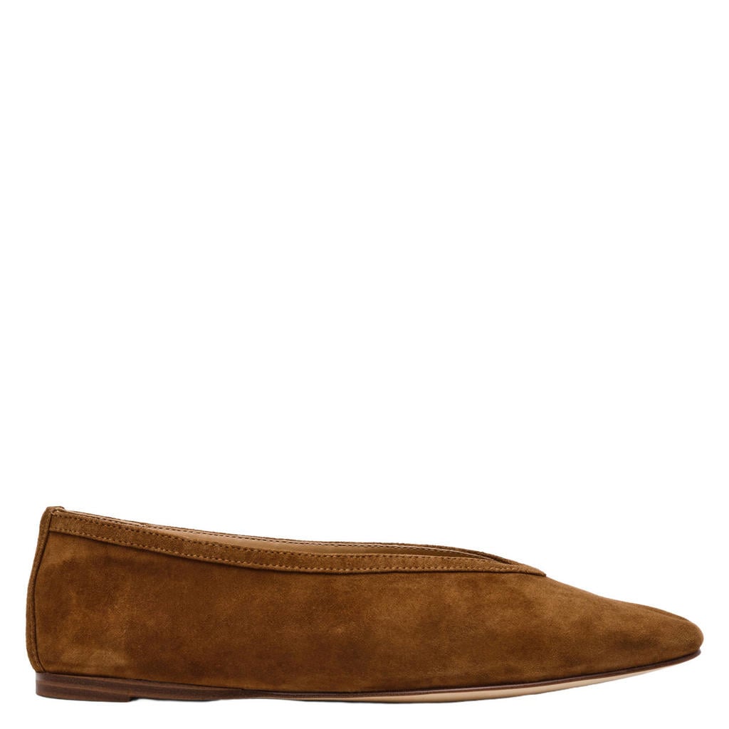 Bruine dames Steve Madden Leni suède ballerina's
