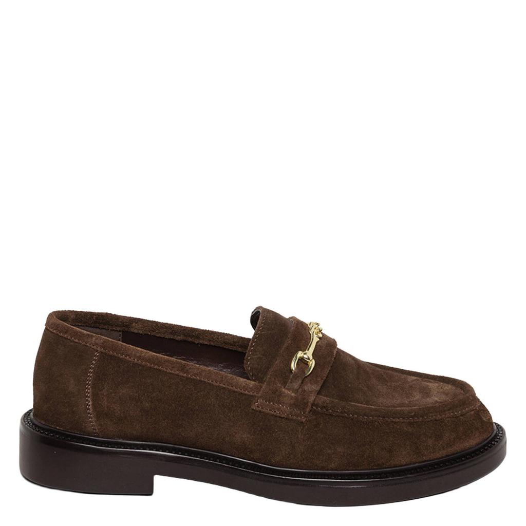 Bruine dames Steve Madden Huddles suède loafers