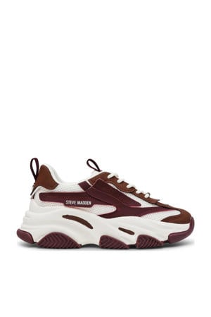 chunky sneakers bordeaux