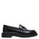 Steve Madden Harloe leren loafers met studs zwart