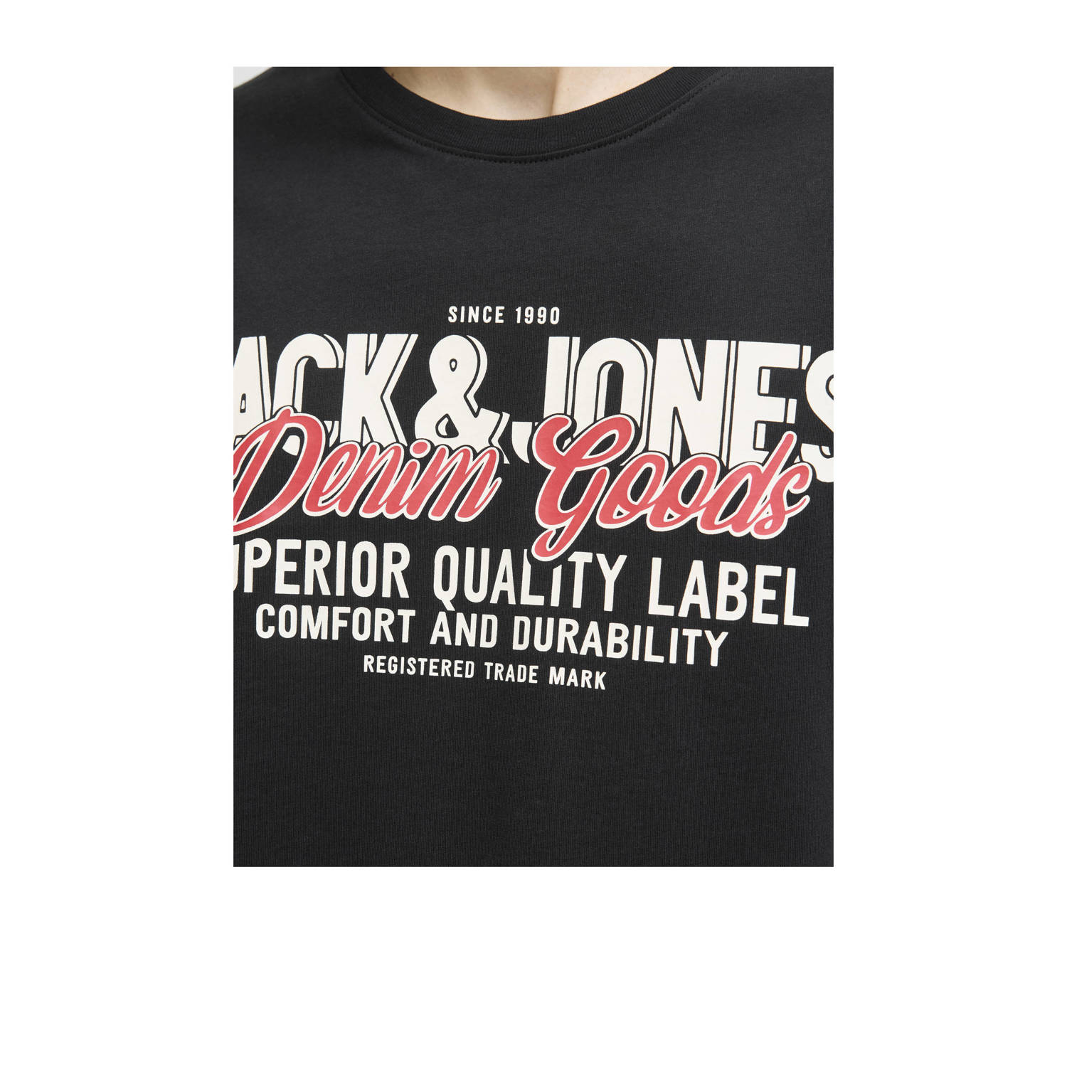 JACK & JONES ESSENTIALS T-shirt zwart