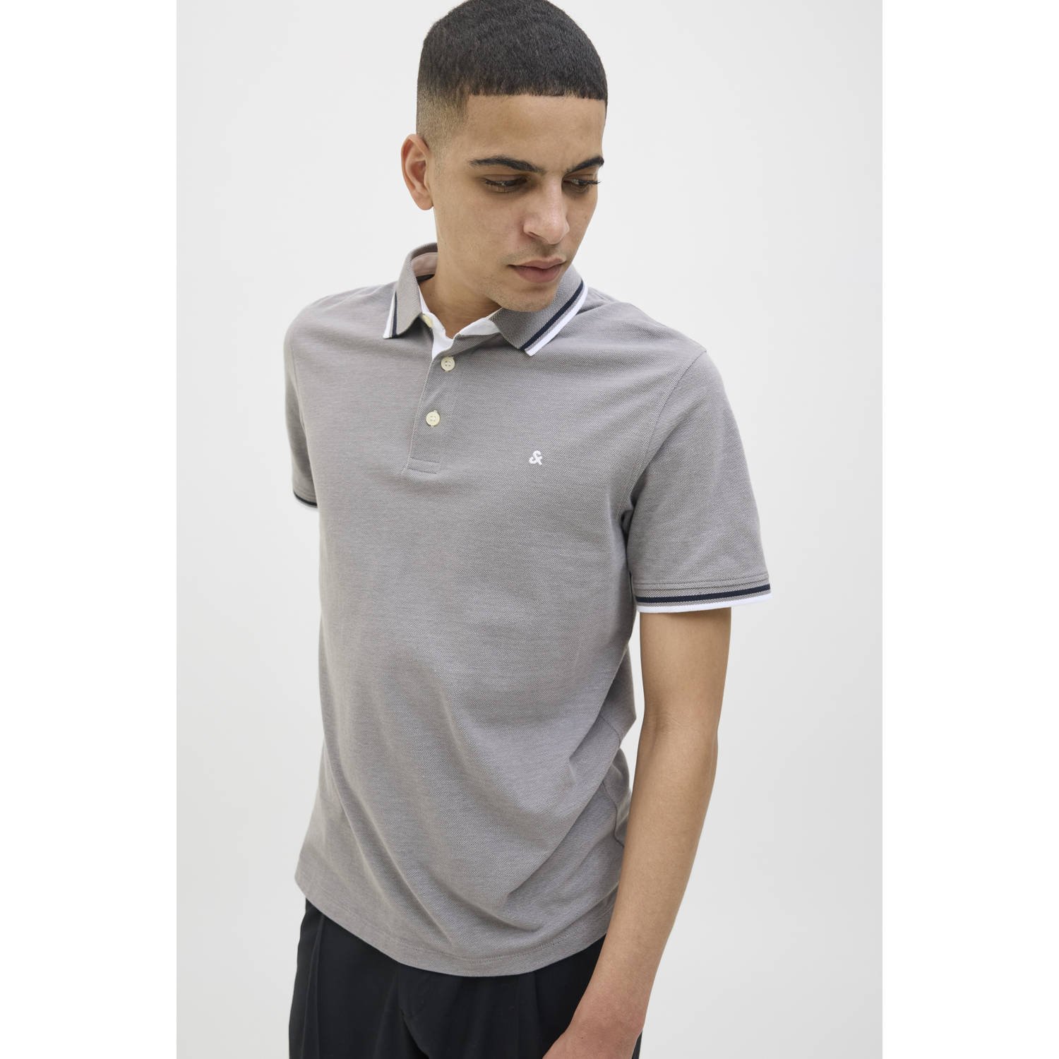 Jack & jones Regular fit poloshirt met knoopsluiting model 'PAULOS'