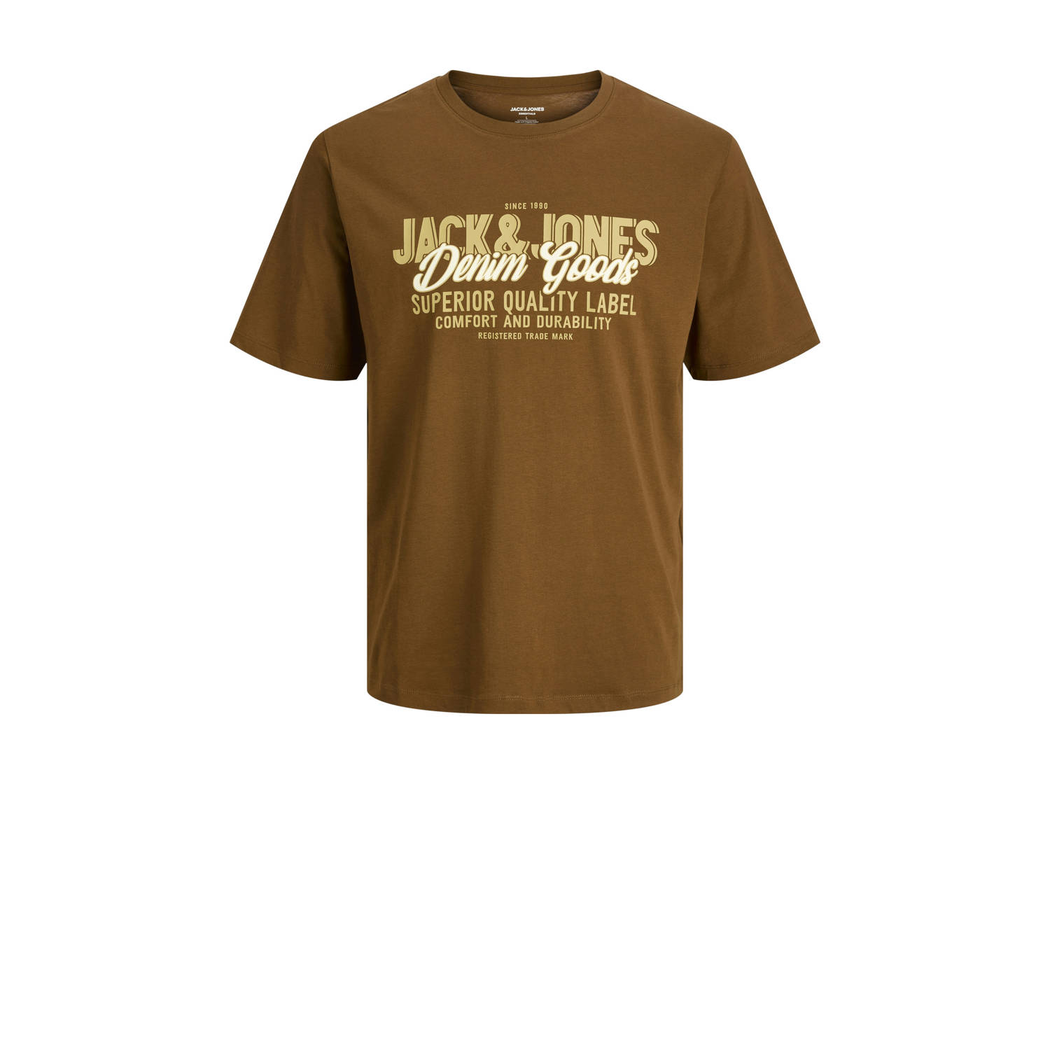 JACK & JONES ESSENTIALS T-shirt bruin