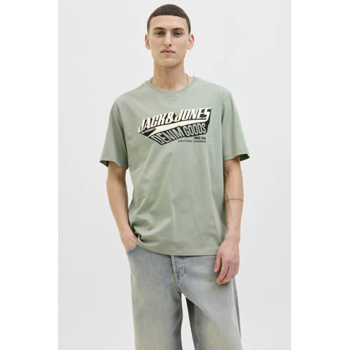 JACK & JONES ESSENTIALS T-shirt grijsgroen afbeelding