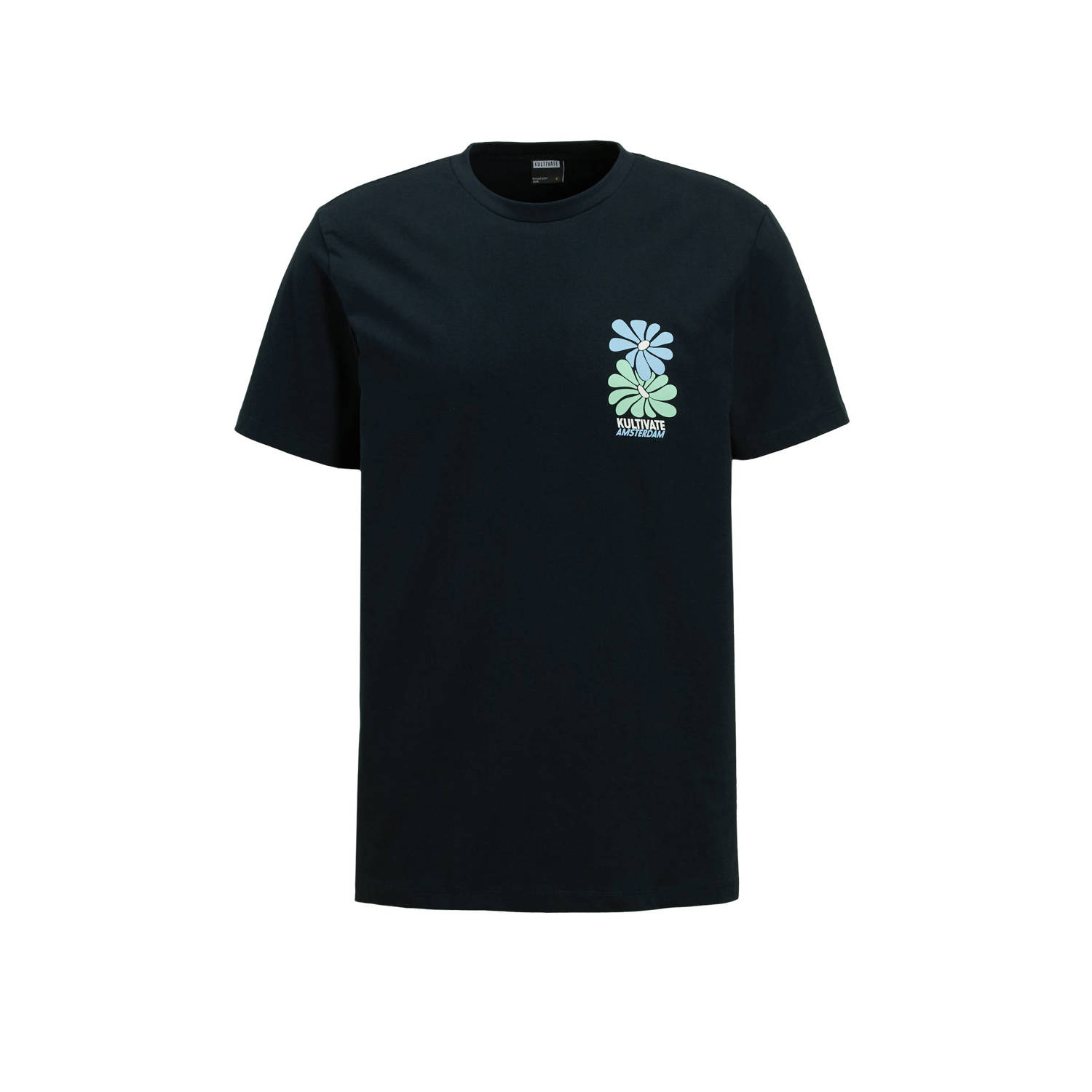 Kultivate T-shirt donkerblauw