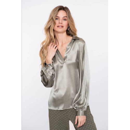 Geisha blousetop groen afbeelding