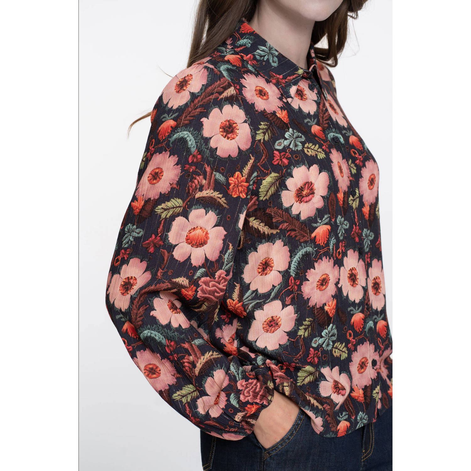 Geisha blouse roze