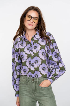 blouse paars