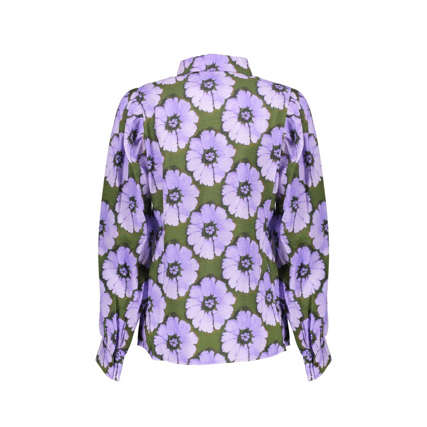 Geisha blouse paars