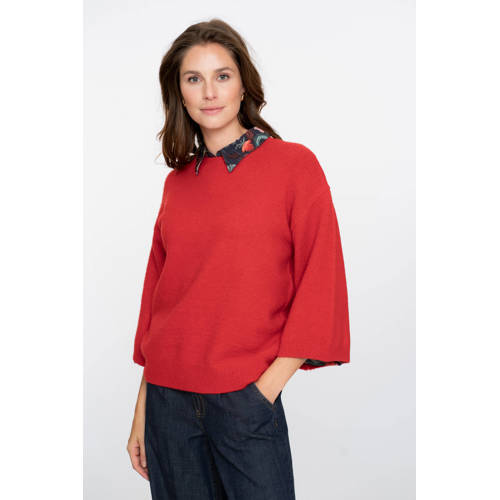 Geisha gebreide trui rood afbeelding