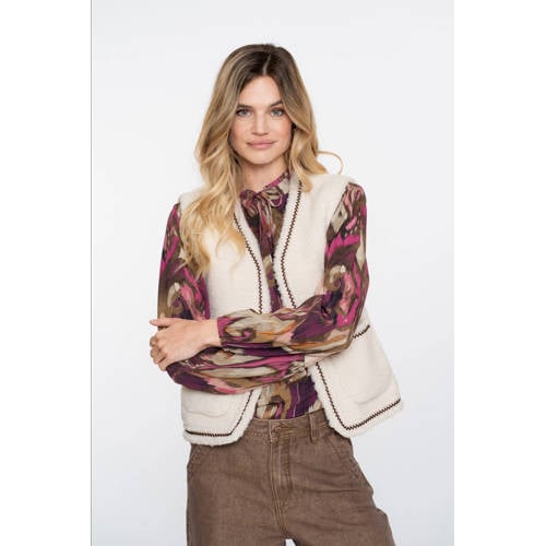 Geisha gilet ecru afbeelding
