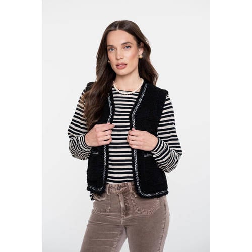 Geisha gilet zwart afbeelding