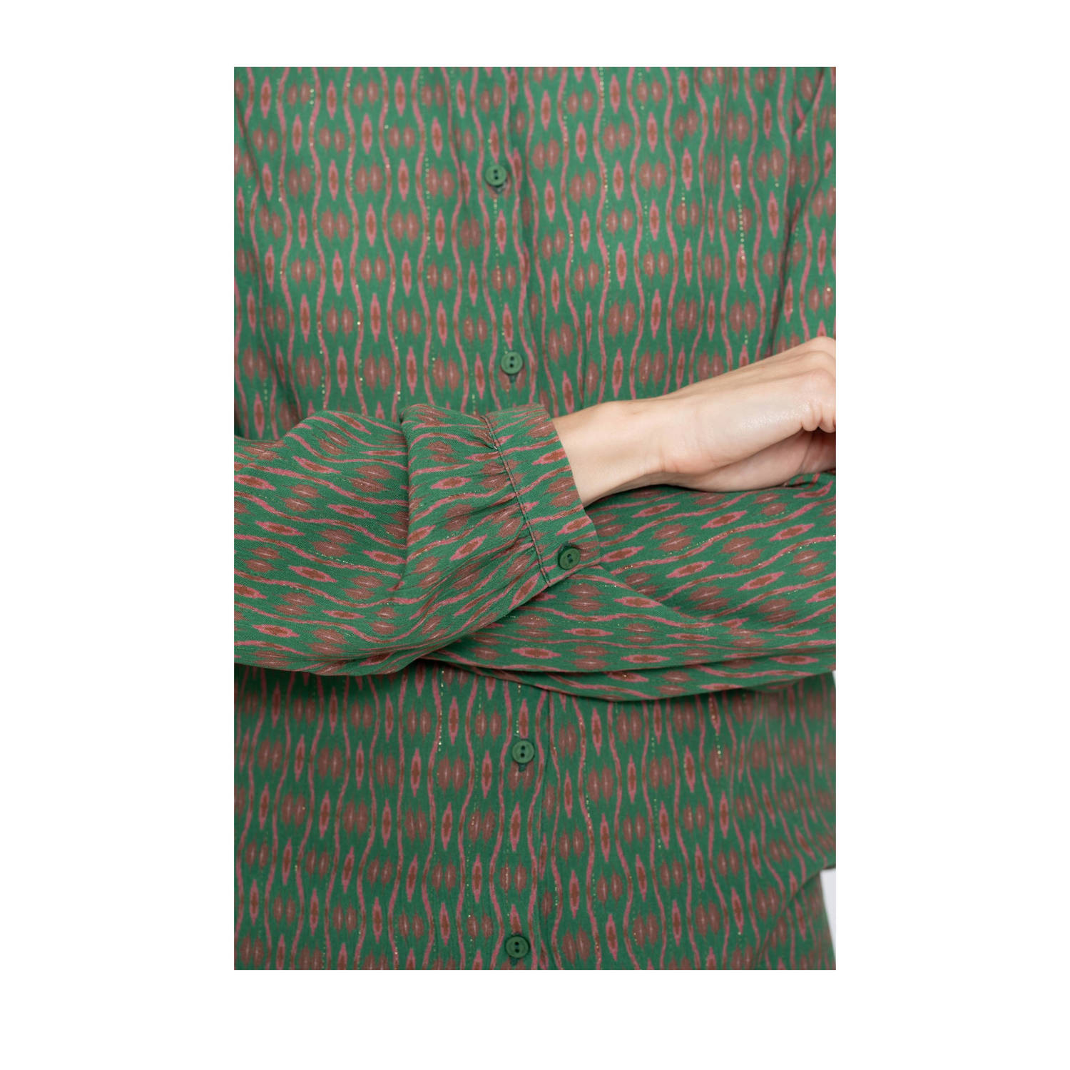 Geisha blouse groen