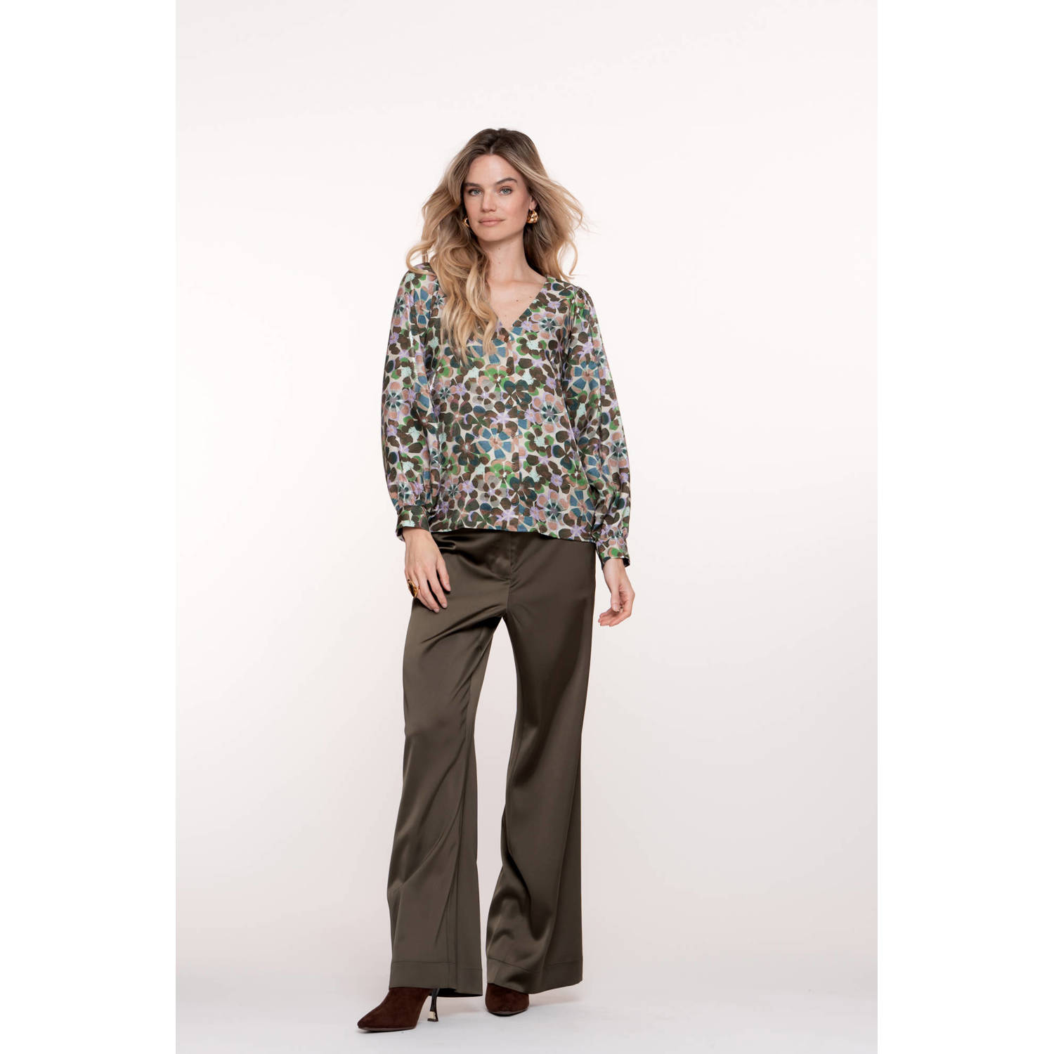 Geisha blouse lila