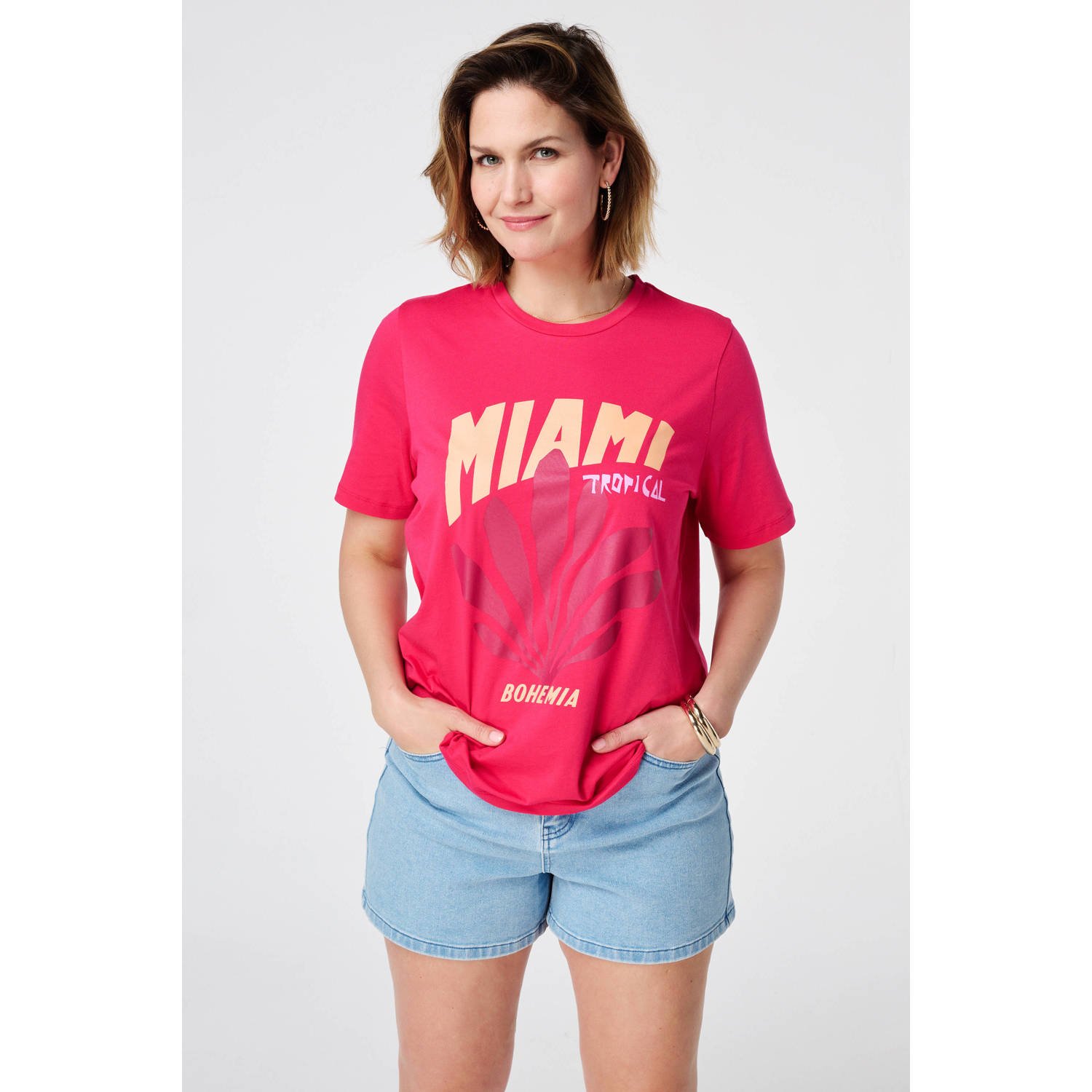 MS Mode T-shirt fuchsia