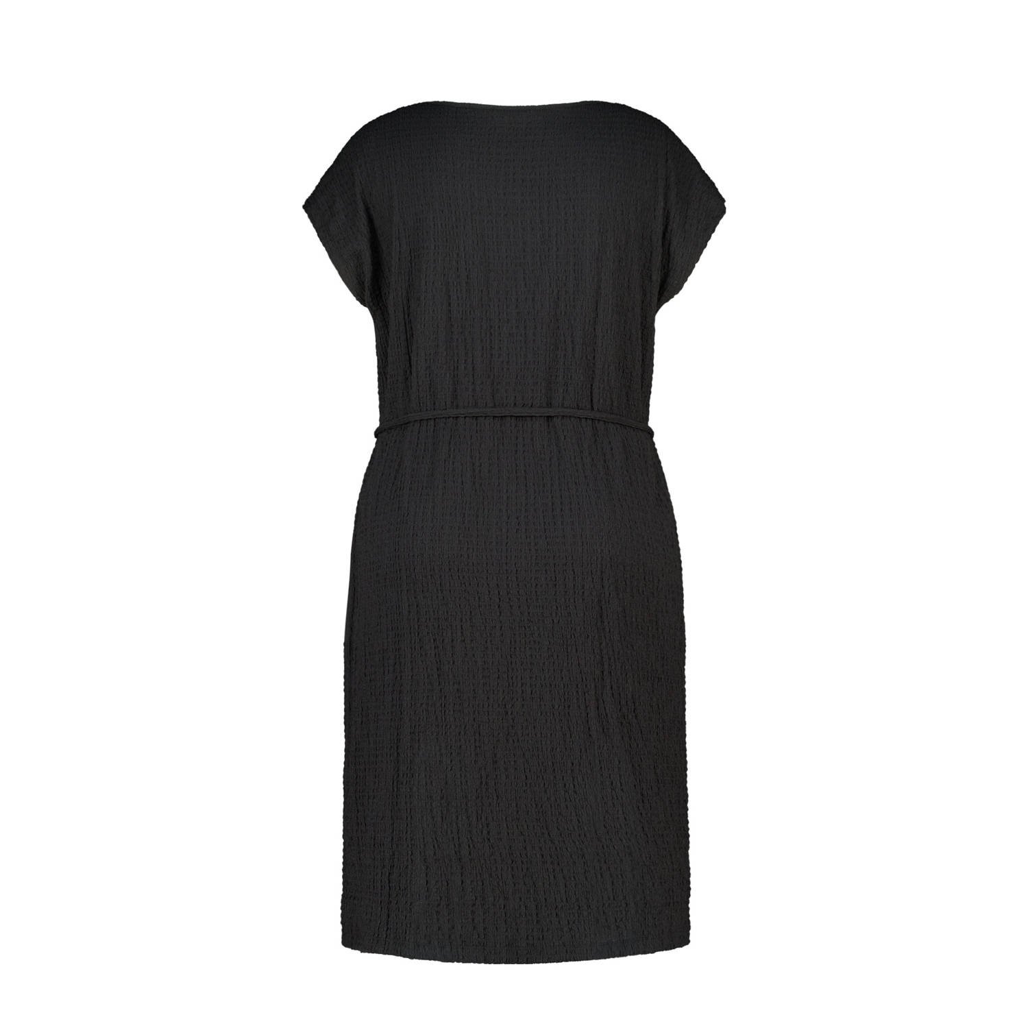 MS Mode midi jurk zwart
