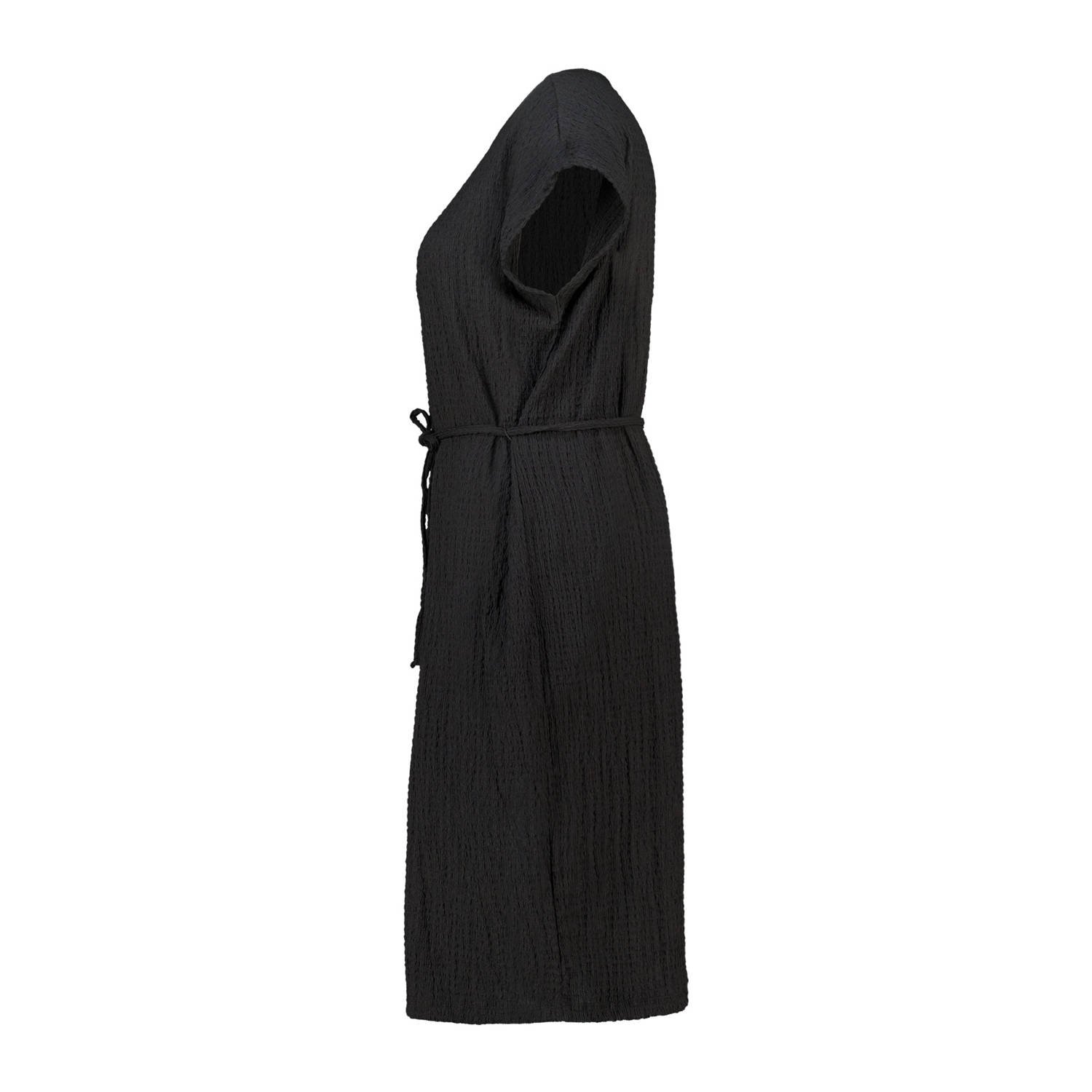 MS Mode midi jurk zwart