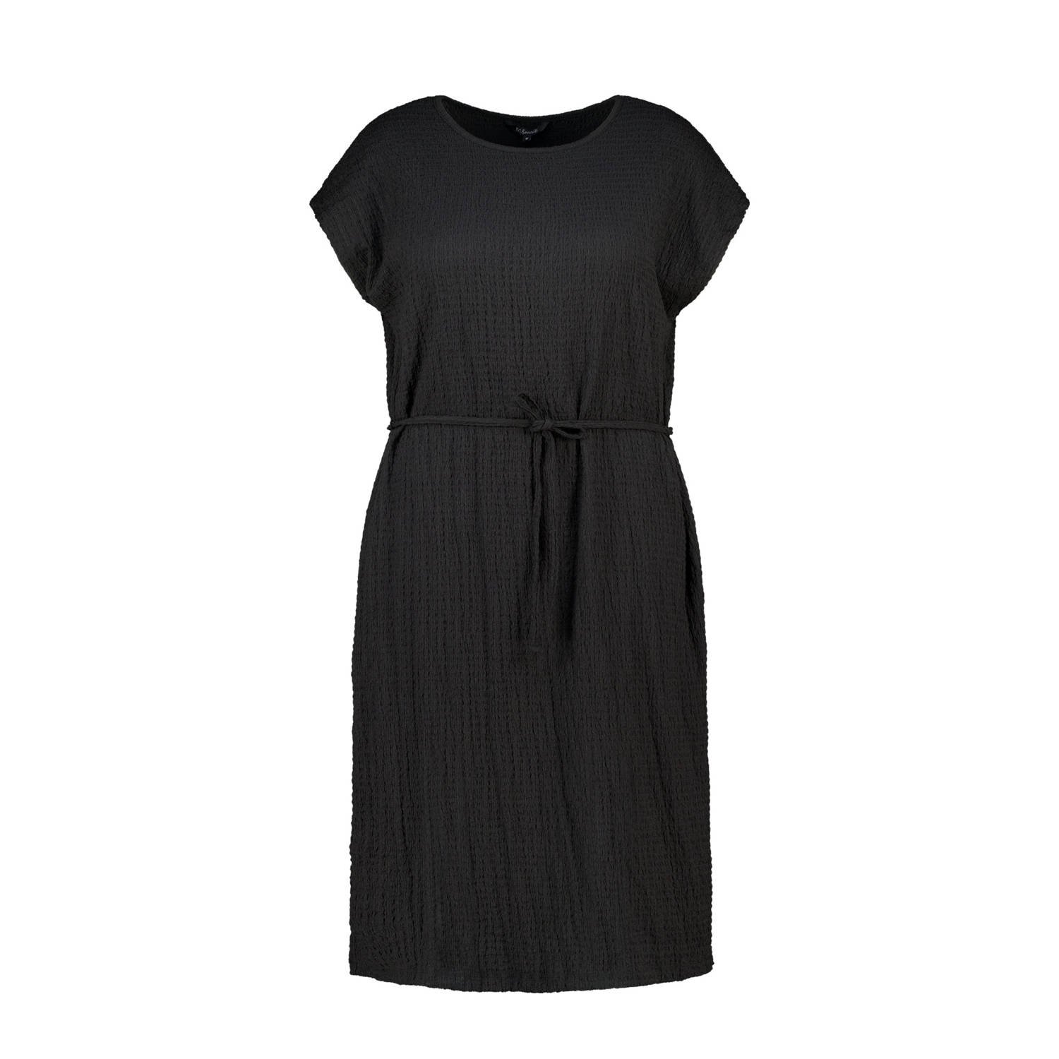 MS Mode midi jurk zwart