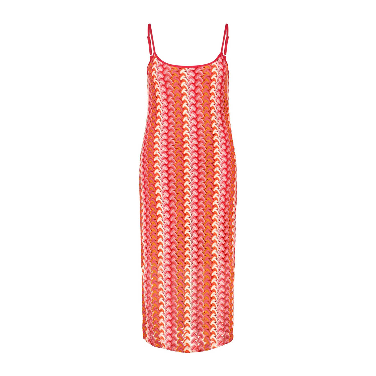 MS Mode zomerjurk crochet rood