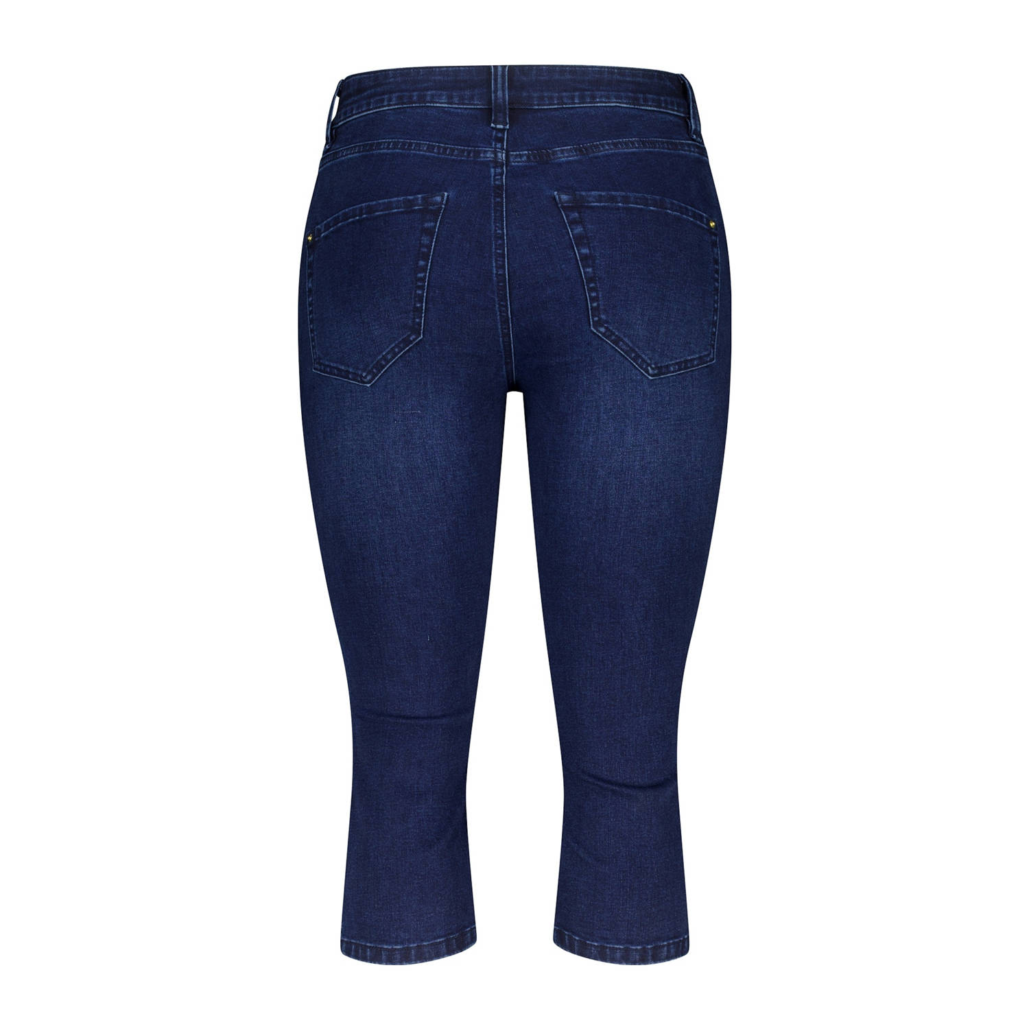 MS Mode capri jeans dark blue denim