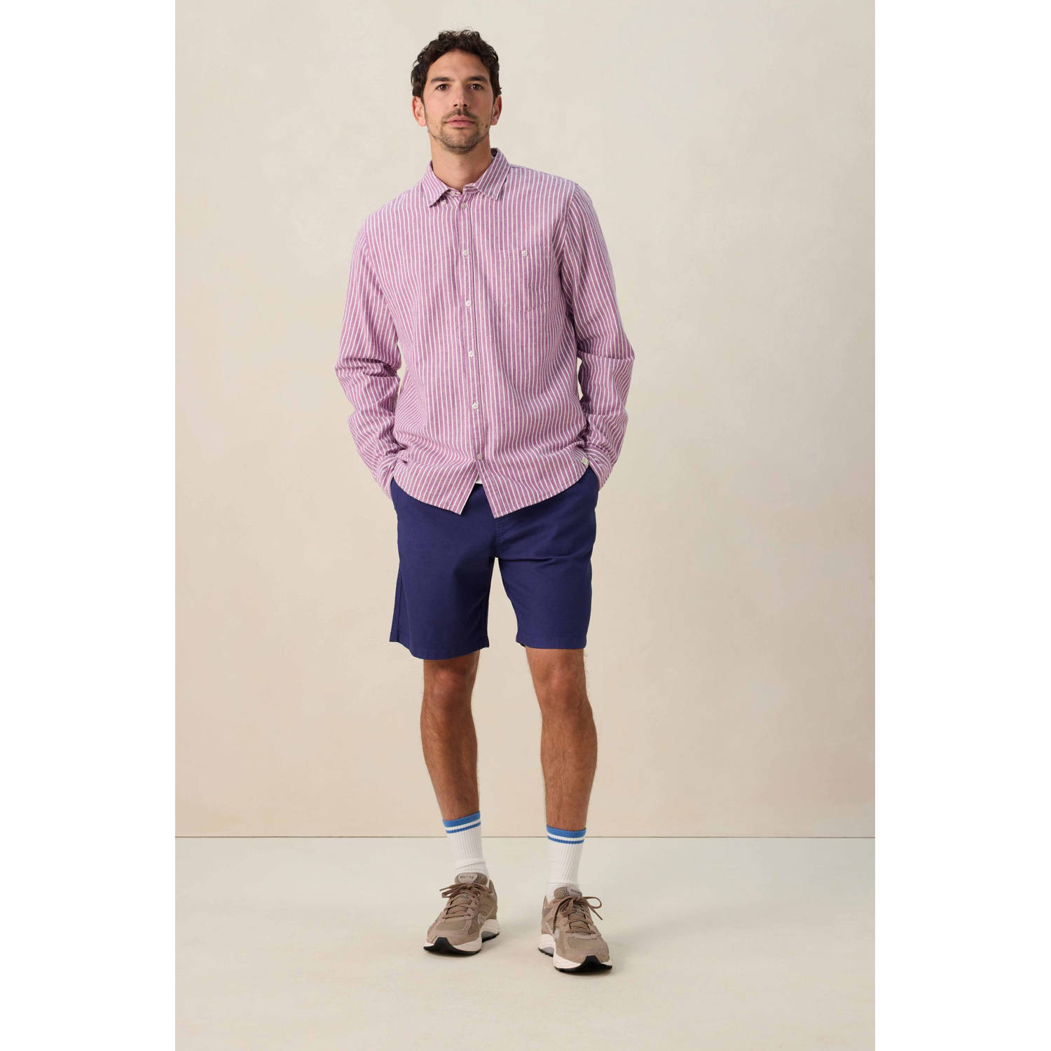 Sissy-Boy casual overhemd paars
