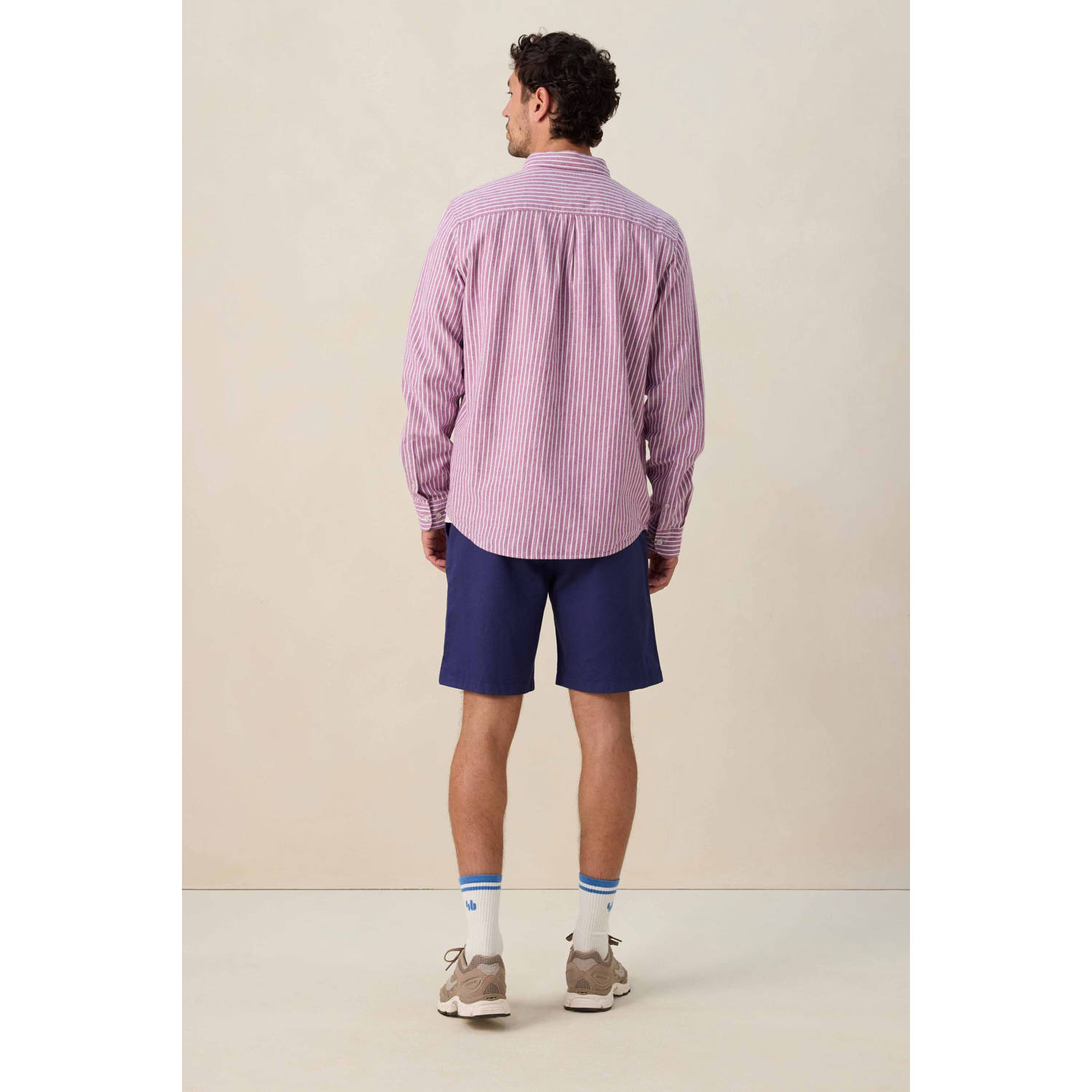 Sissy-Boy casual overhemd paars