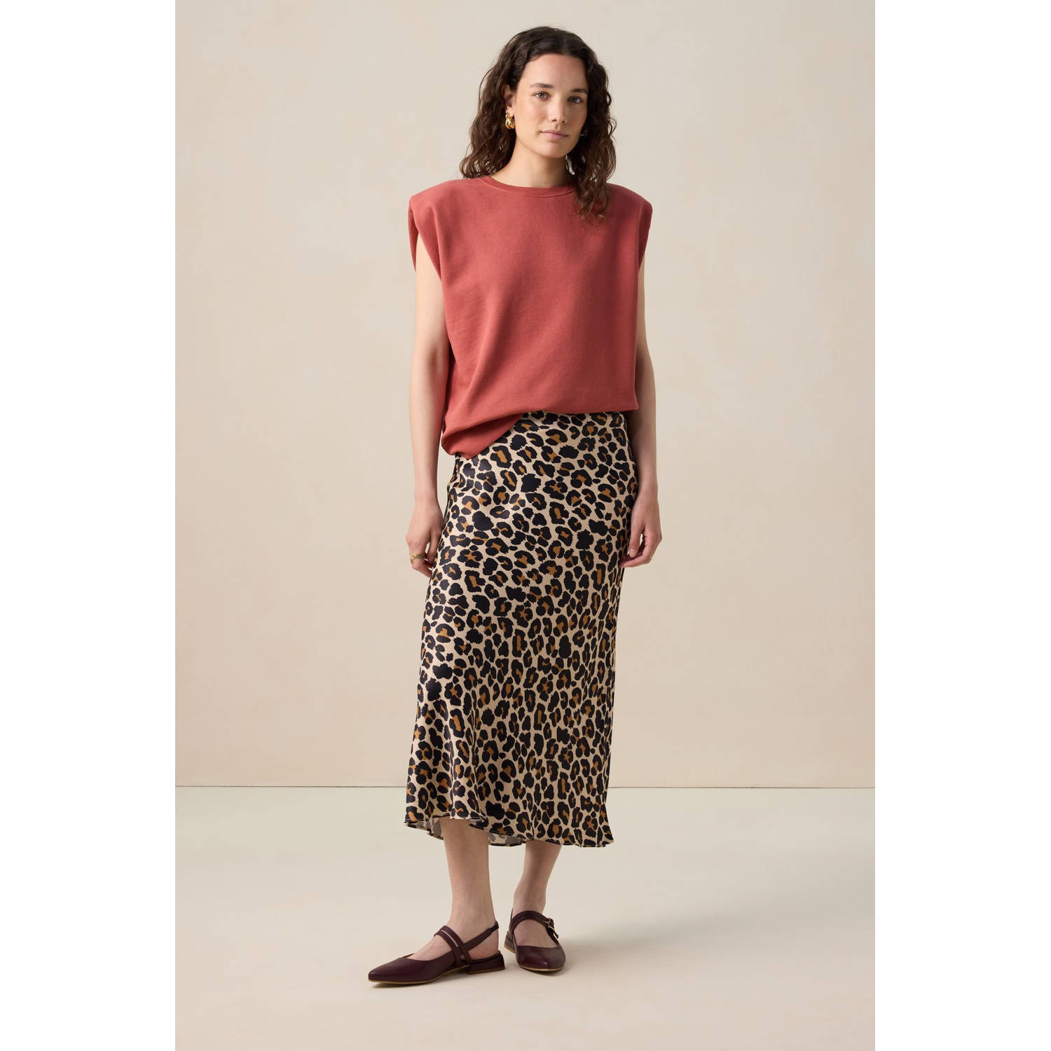 Sissy-Boy midi rok bruin