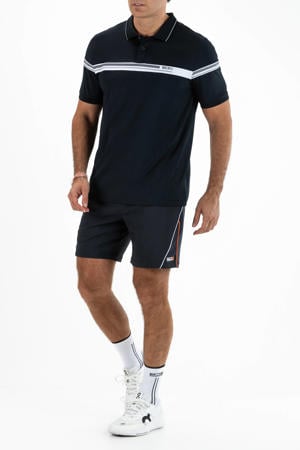 sportpolo Clarkson donkerblauw
