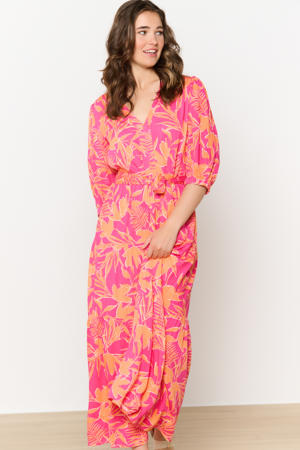 midi jurk oranje