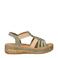 Rieker sandalen lichtgroen/beige