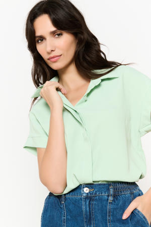 blouse mintgroen