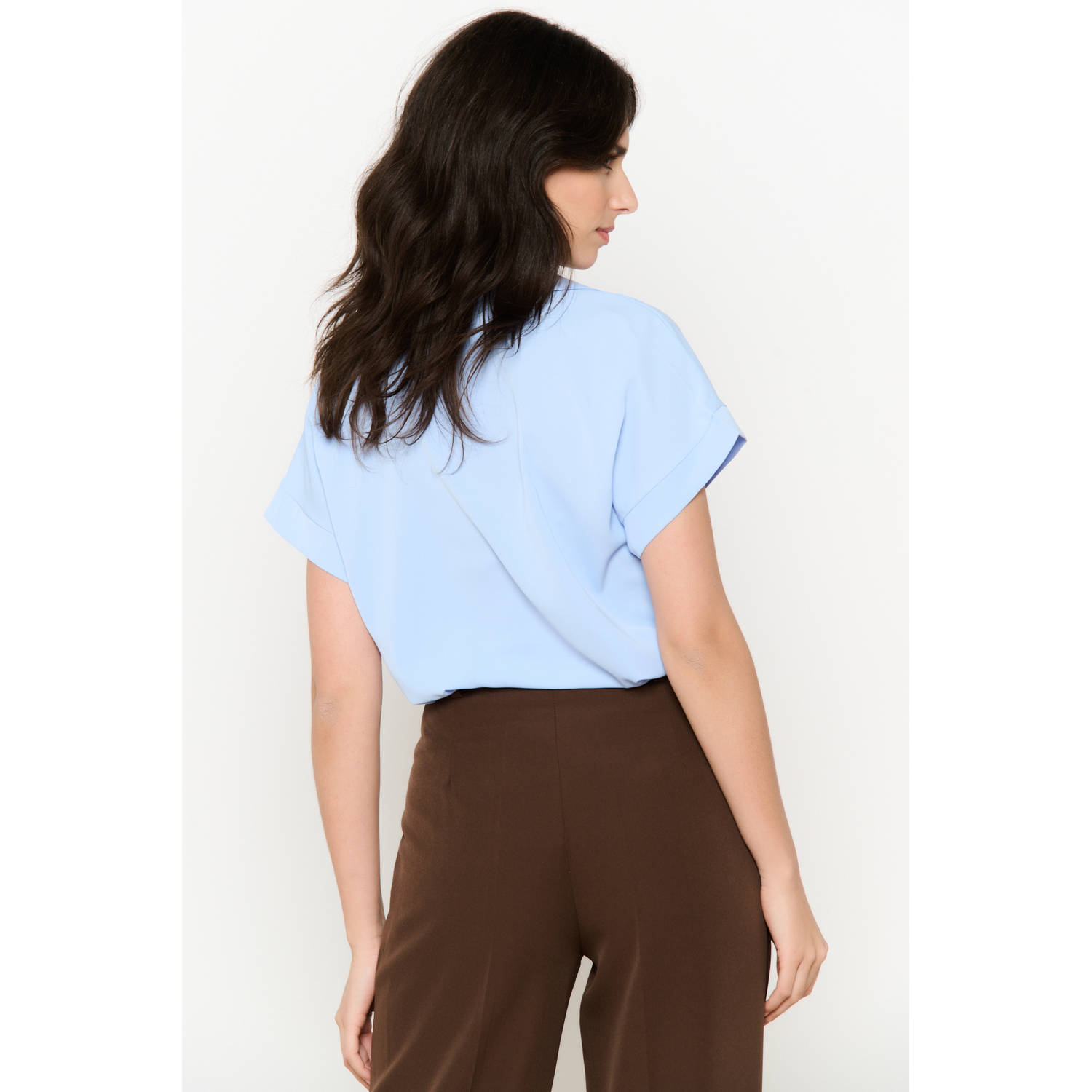 LOLALIZA blouse lichtblauw