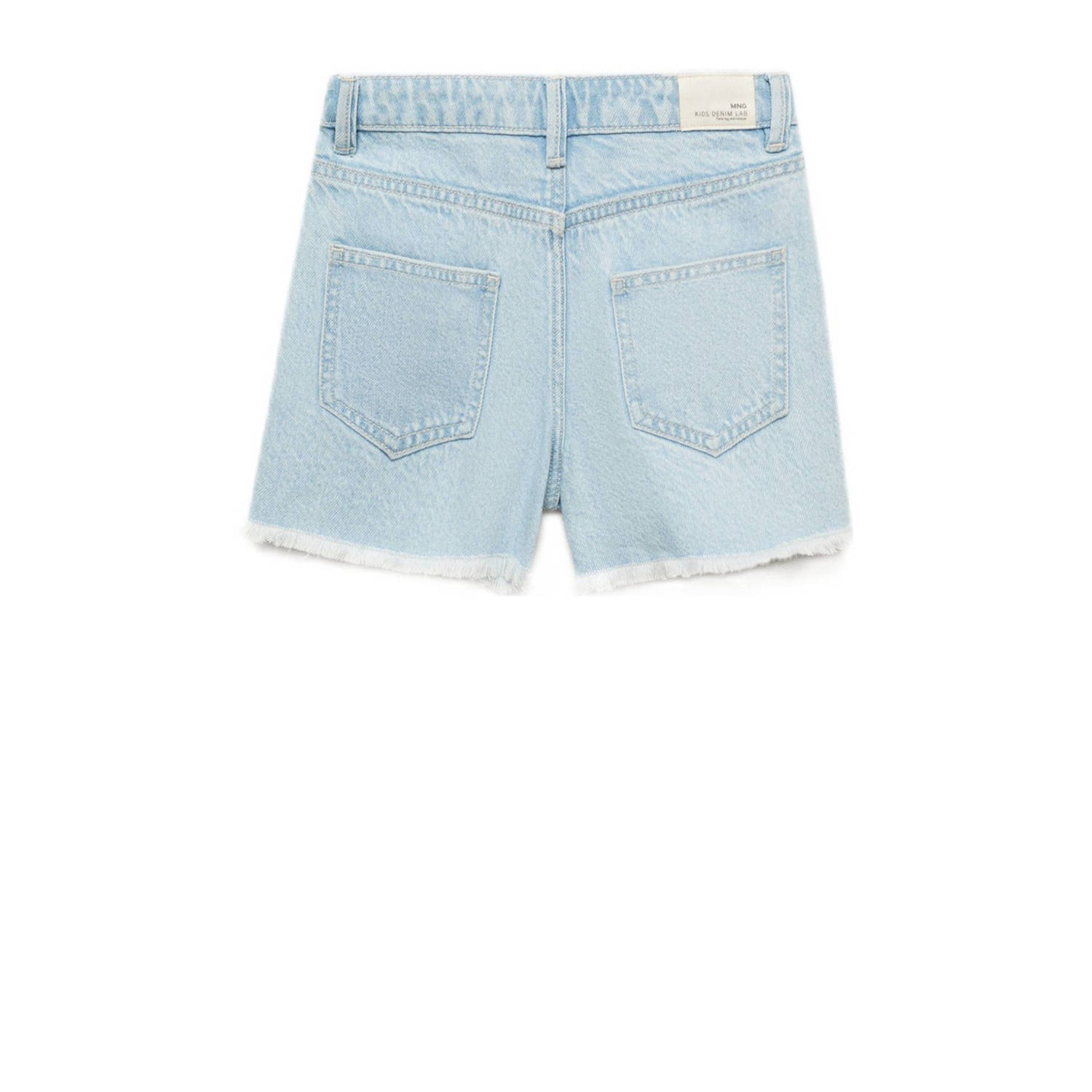 Mango Kids denim short light blue denim