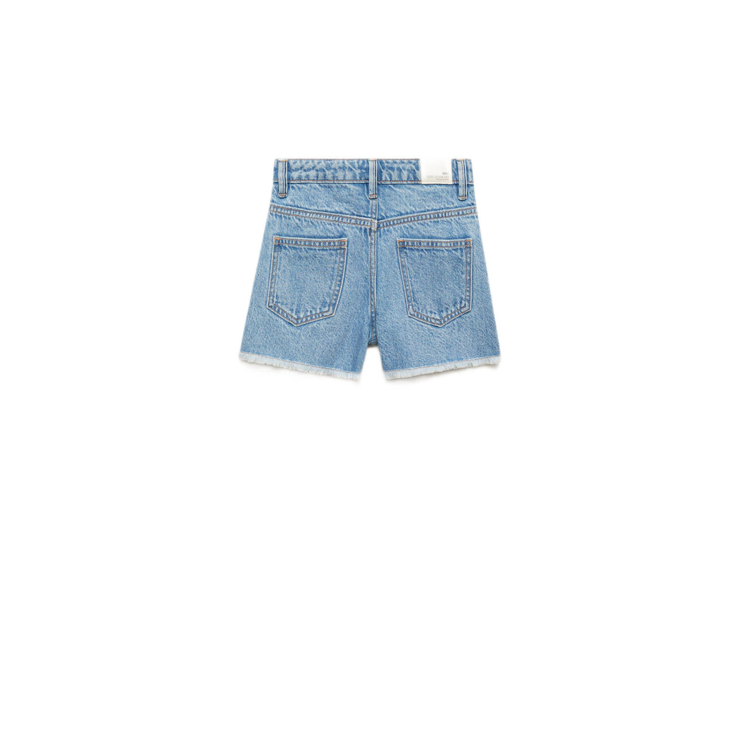 Mango Kids denim short medium blue denim