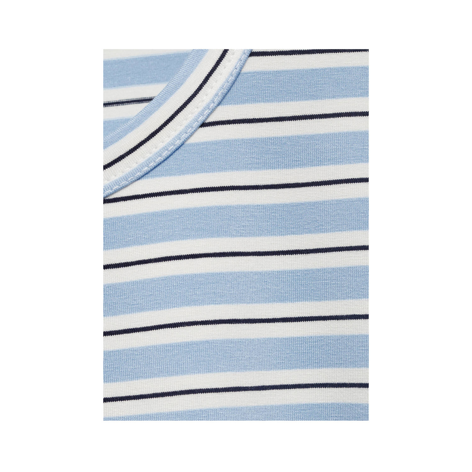 Mango t-shirtjurk lichtblauw