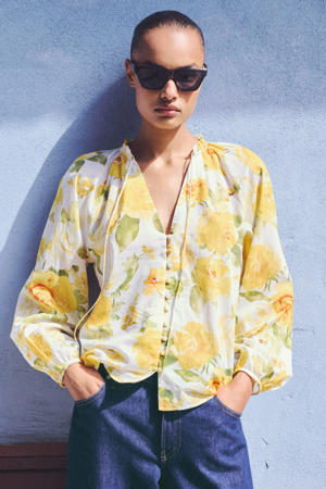 blouse lichtgeel