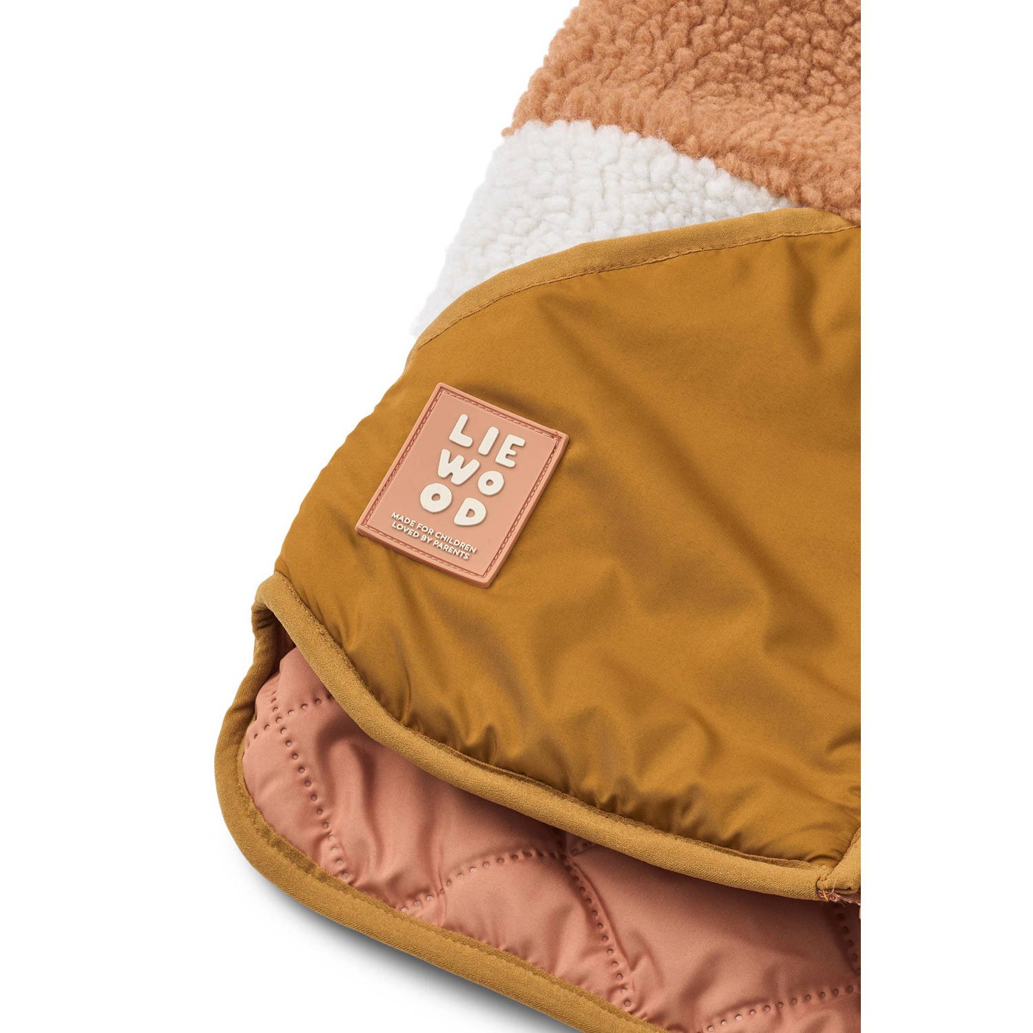 Liewood teddy reversible jas camel