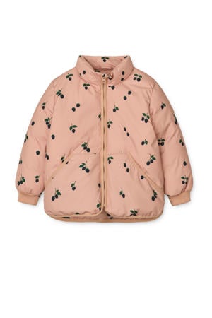 gewatteerde jas roze